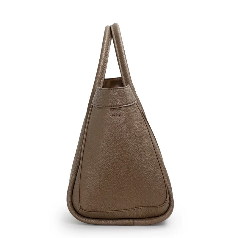 Sac cabas Leonor 100% cuir, 2 coloris