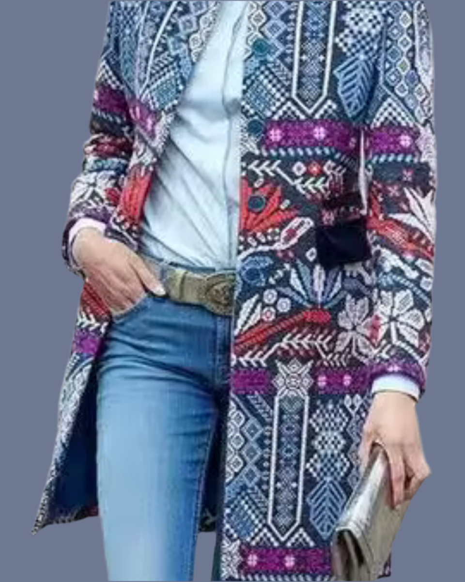 Levita Heaven Patchwork bolsillos y terciopelo con forro tallas (36-46) made in India