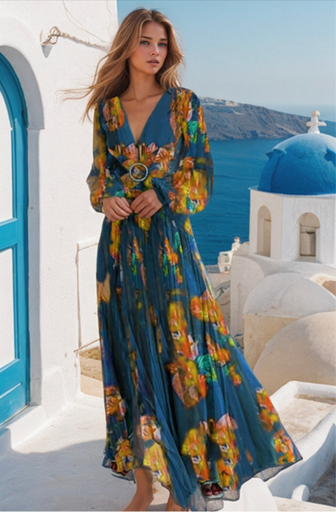 Mintlis mujer gasa, vestido Amores, tallas  (36-48)