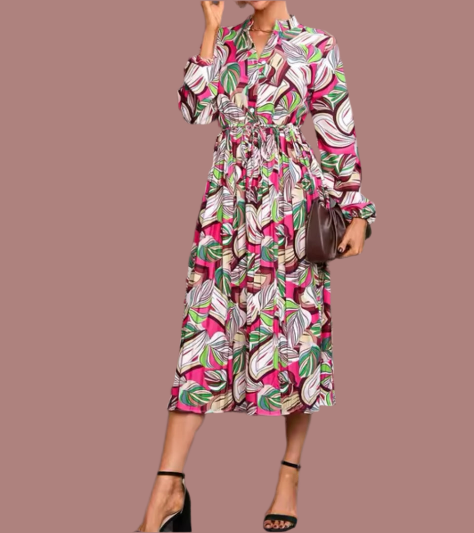 Mintlis mujer algodón licra vestido Mumbai, 4 estampados, tallas (36-48)