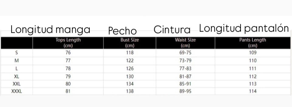 Conjunto Caribe 2 en 1 piezas camisa con puños de nido de abeja satinado y pantalón elástico parte trastera, 3 estampados, tallas (36-50)