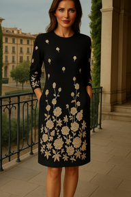 Trendyol femmes/filles Animal Mini manches longues jour/nuit robe régulière