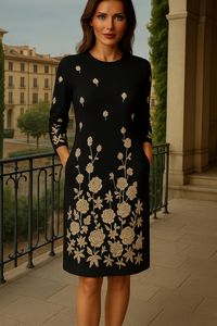 Trendyol femmes/filles Animal Mini manches longues jour/nuit robe régulière