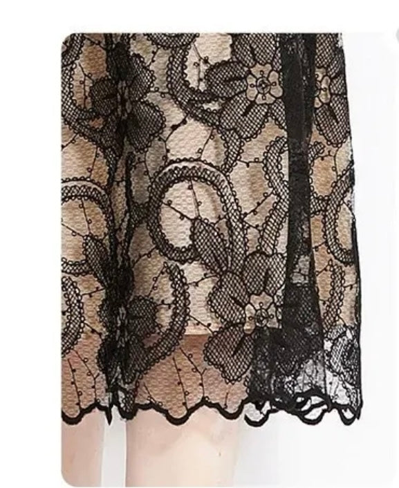 Mintlis mujer bordado,encaje, vestido Eugenia, tallas (36-46)
