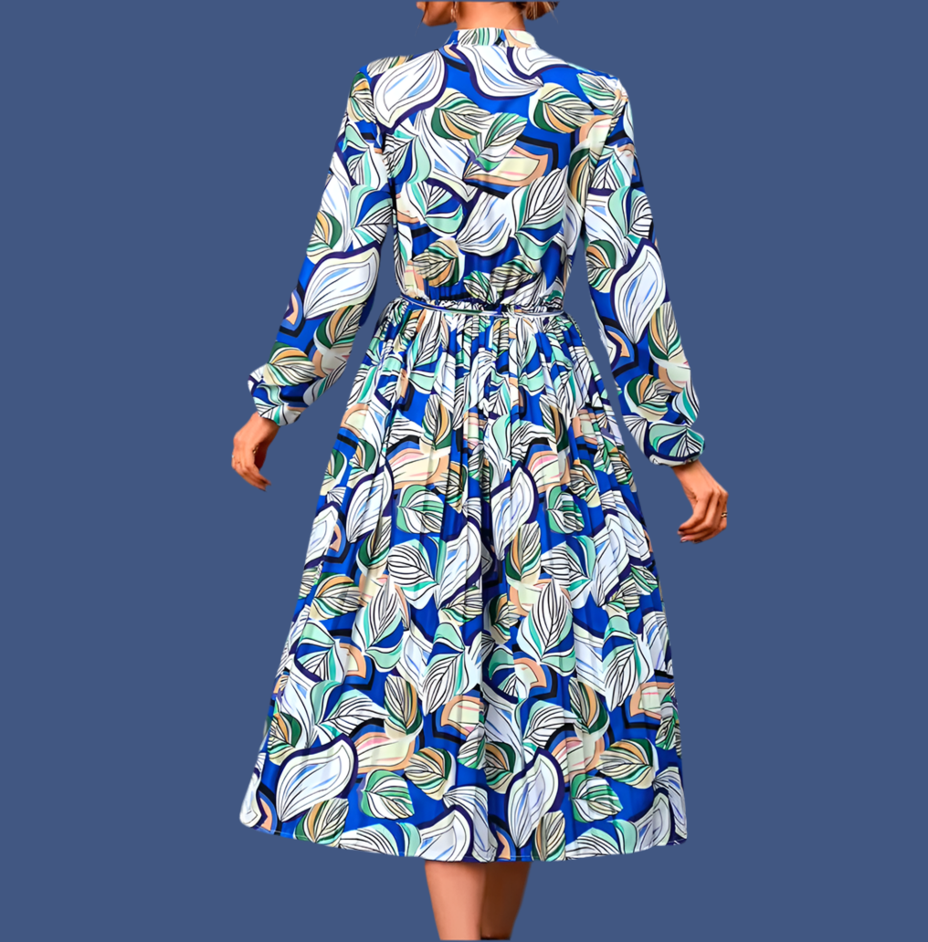 Mintlis mujer algodón licra vestido Mumbai, 4 estampados, tallas (36-48)