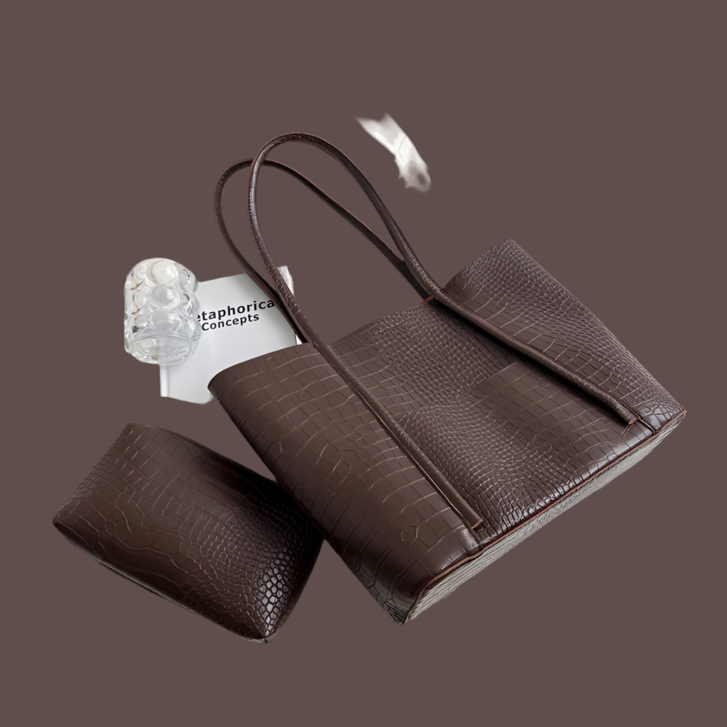 Cabas en cuir Flavia, 5 coloris