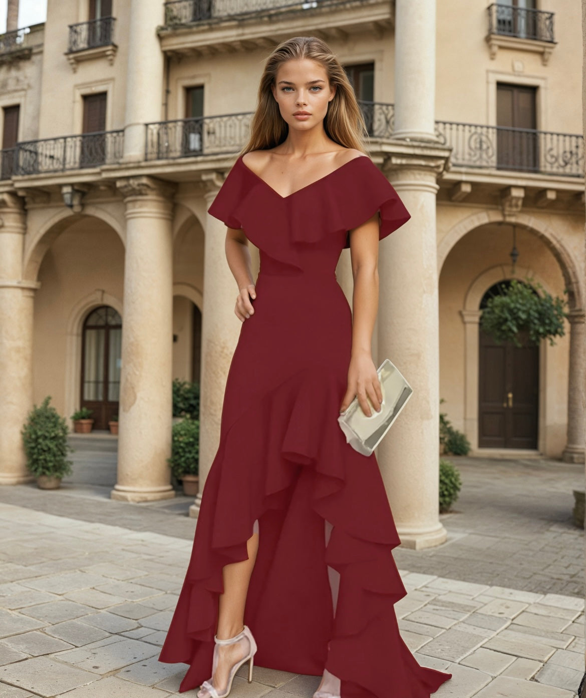 Vestido Simoneta algodón elastane,4 colores,tallas (36-50)