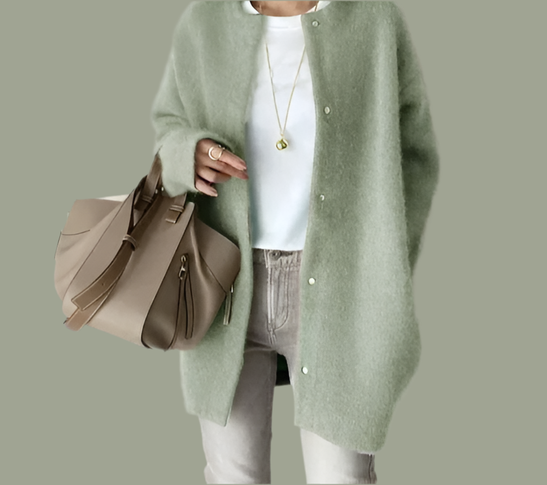 Mintlis mujer cardigan punto Lander, 5 colores, tallas (36-50)