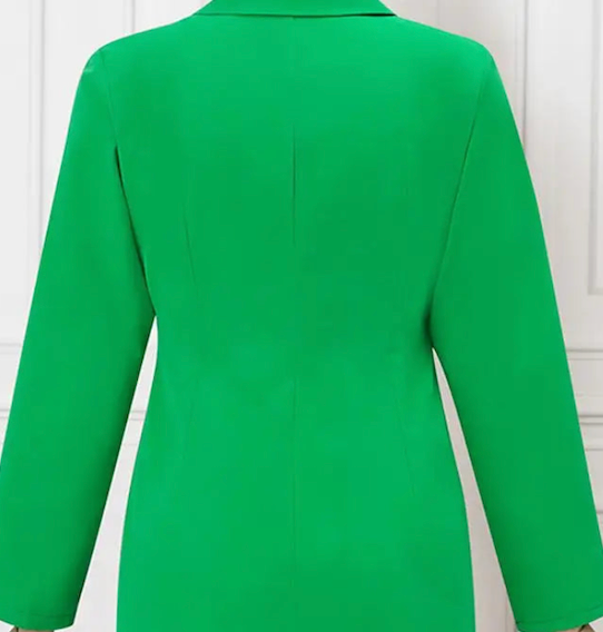 Blazer Daniela cruzada con forro, 3 colores, 5 tallas (36-44)