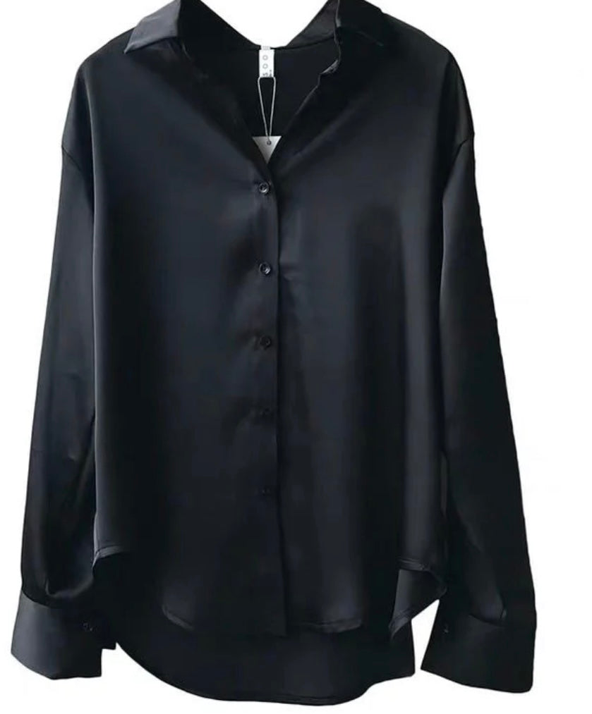 Mintlis mujer seda blusa loving, 4 colores, tallas (36-48)
