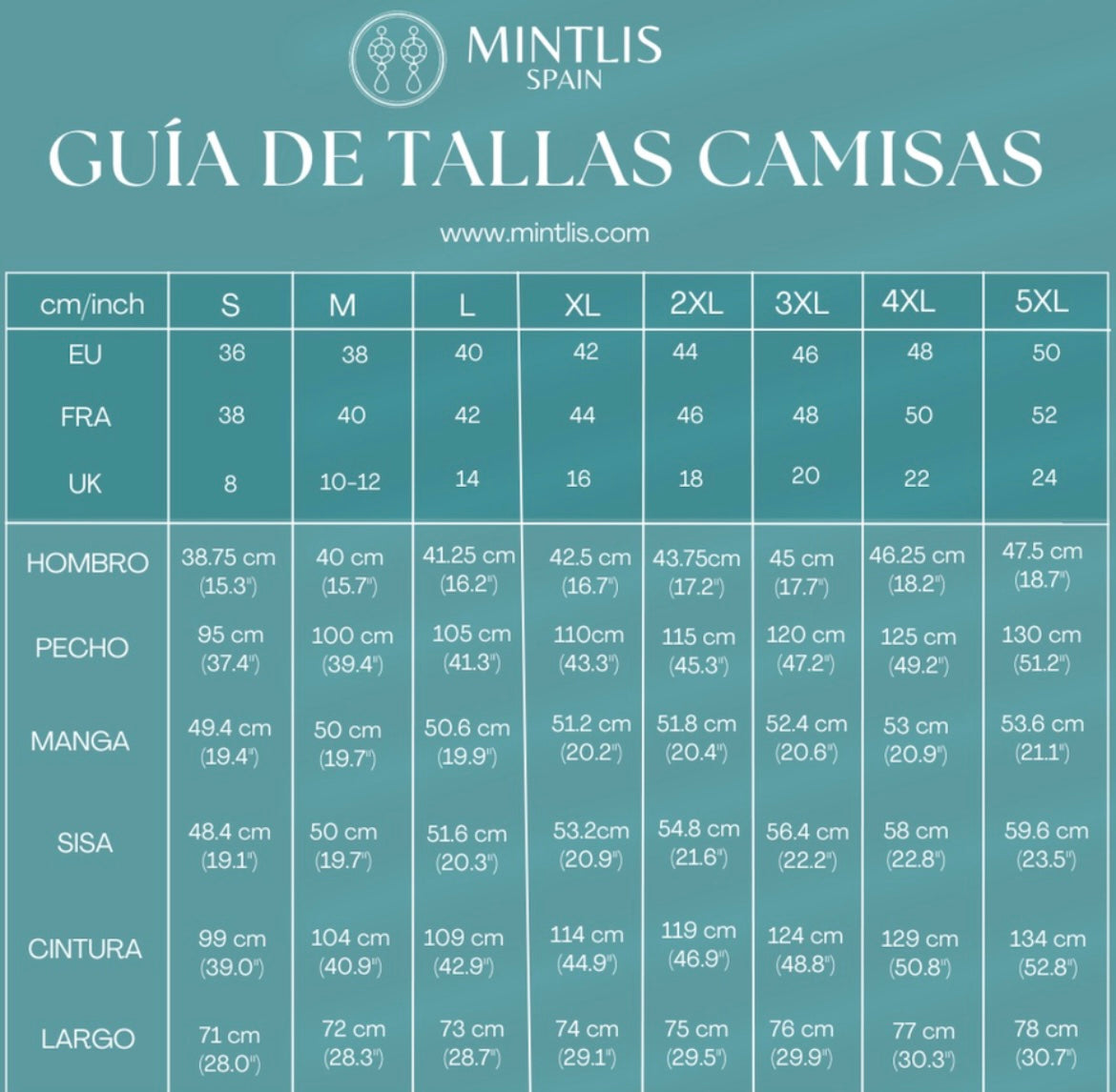 Camisa Anne gasa bordada, 3 colores, 5 tallas