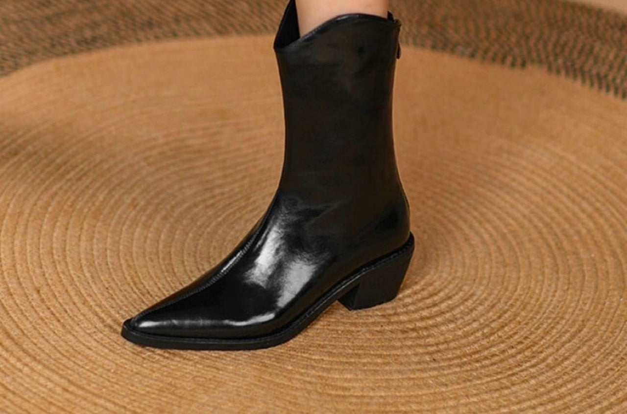Botas Leonardo de piel HECHAS A MANO, 2 colores