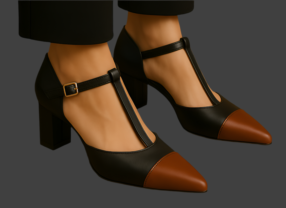 Bluemarine satin heeled shoe, 4 colors