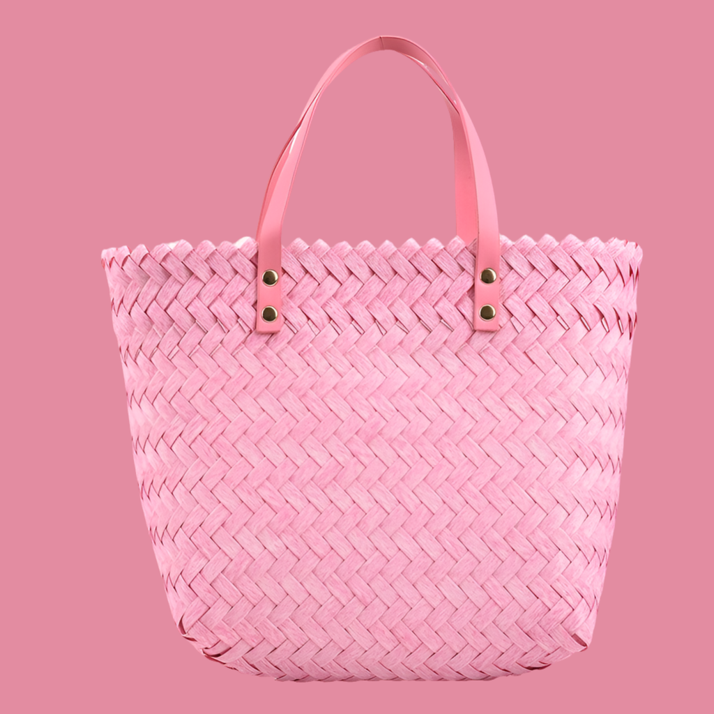 Kenya raffia baskets, 7 hand
