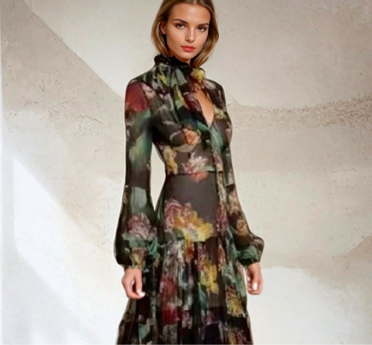 Mintlis mujer, gasa Vestido Morrocan, tallas (34-50)