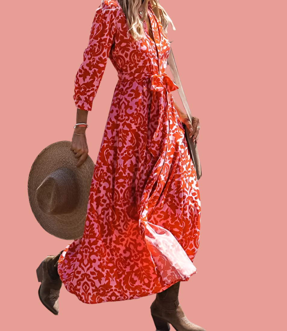 Vestido Marby floral camisero, 5 tallas