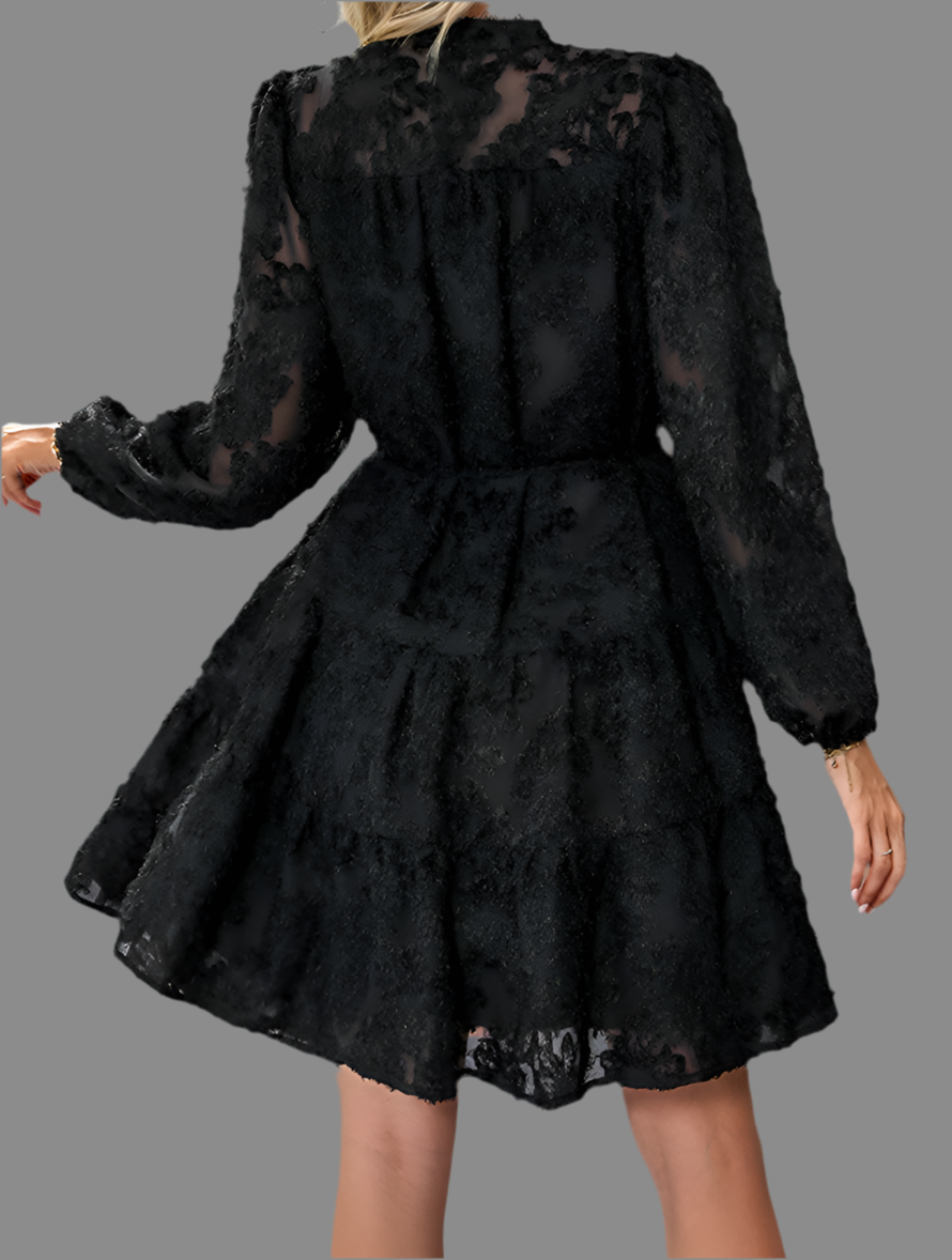 Mintlis mujer, algodón bordado camisero, vestido Jeremy, 4 colores, tallas (36-46)