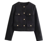 Veste Pamela imprimée vintage, 4 couleurs, 8 tailles, GRANDES TAILLES