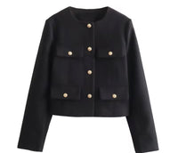 Veste Pamela imprimée vintage, 4 couleurs, 8 tailles, GRANDES TAILLES