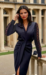 Mintlis mujer, algodón licra elastane, vestido Jamaica negro, blanco y vino, tallas (36-46)