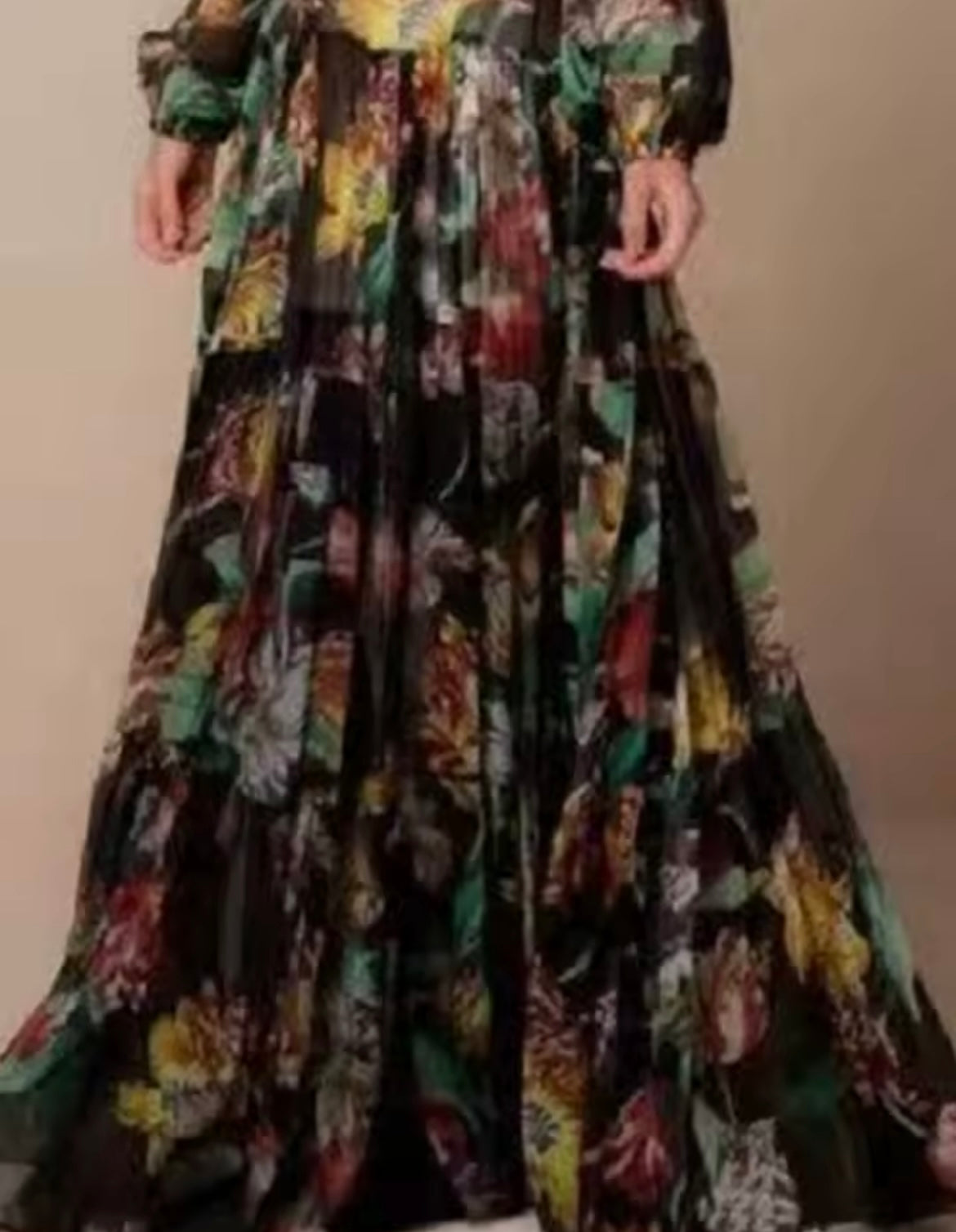 Mintlis mujer, gasa Vestido Morrocan, tallas (34-50)