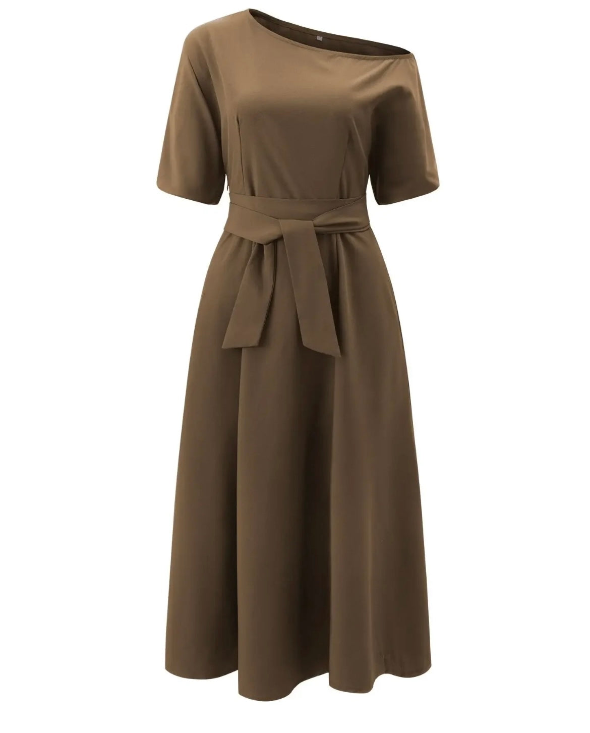 Mintlis mujer, vestido Verna algodón satinado, 3 colores, tallas (36-48)