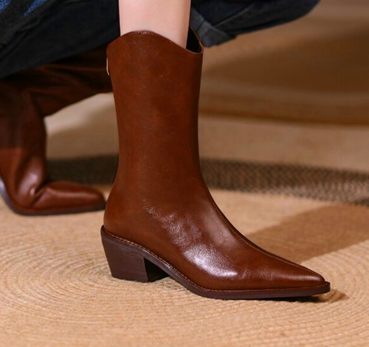 Botas Leonardo de piel HECHAS A MANO, 2 colores
