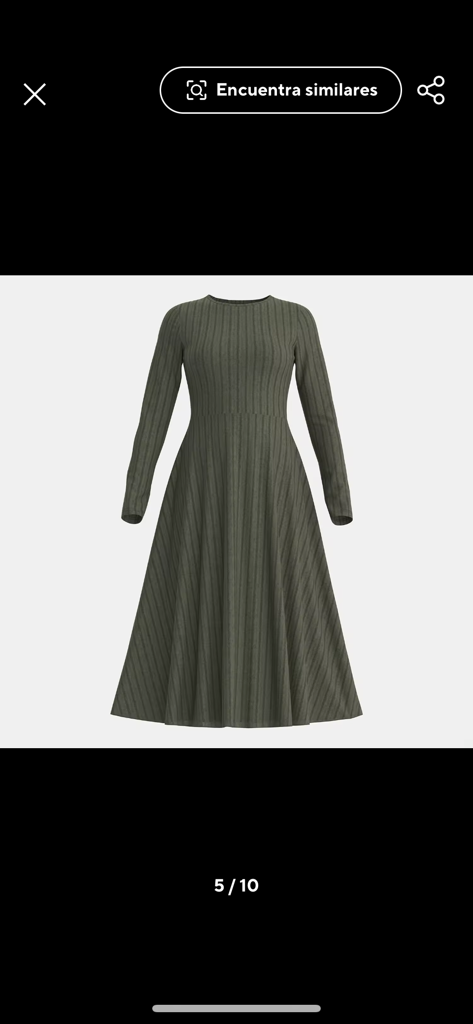 Mintlis mujer, algodón satinado, vestido Nikita, tallas (36-48)
