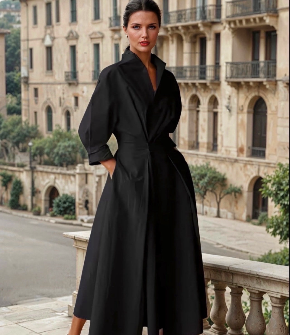 Robe en lin à rayures Happy, 3 couleurs, 8 tailles
