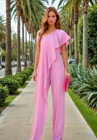Mintlis women's cotton lycra jumpsuit, Domanis, 4 colors, sizes (36-44)