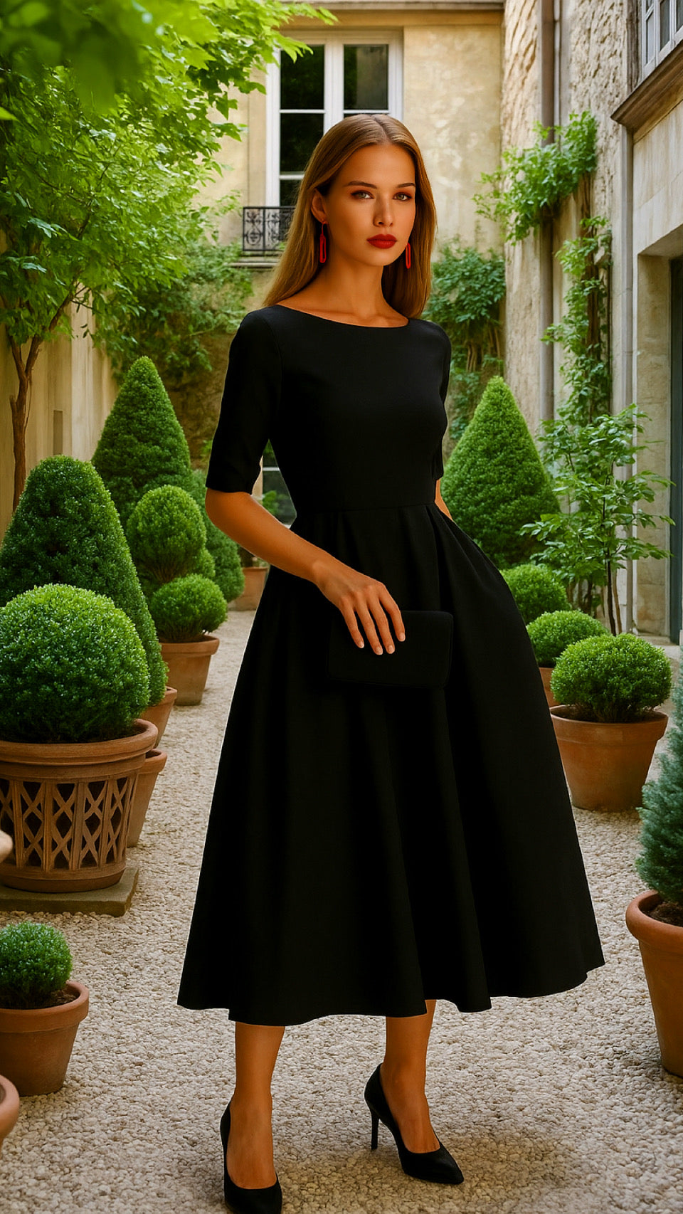 Dinastia dress, satin lycra elastane, 2 colors, sizes (36-48)