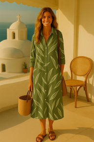 40% OFF TOP SELLER vestido Italy camisero,5 estampados, tallas (36-52)