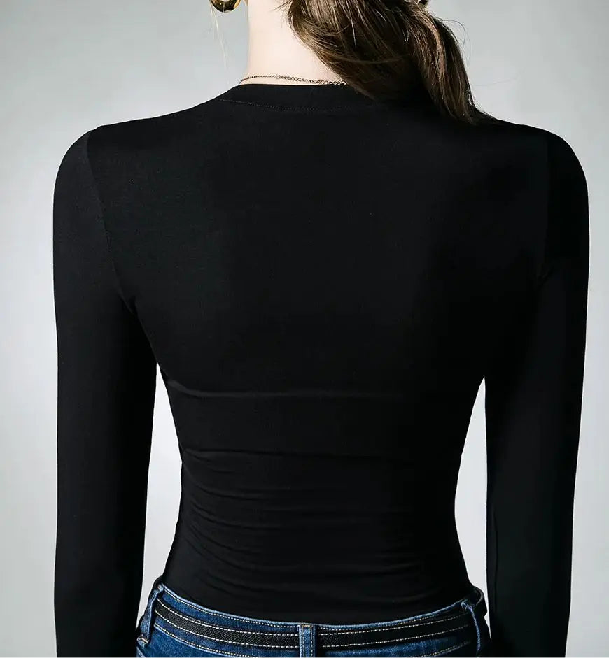 Mintlis mujer punto licra top Harry, 6 tallas (36-46)