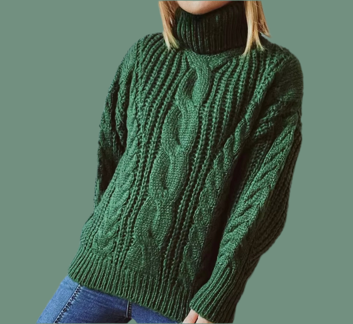 Mintlis mujer, lana jersey magnolia, 7 colores, tallas (36-50)