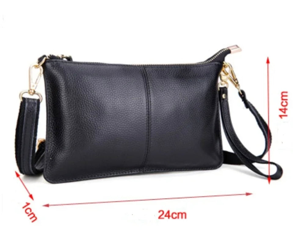 Sac à bandoulière et à bandoulière Lollipop en cuir véritable, différentes couleurs