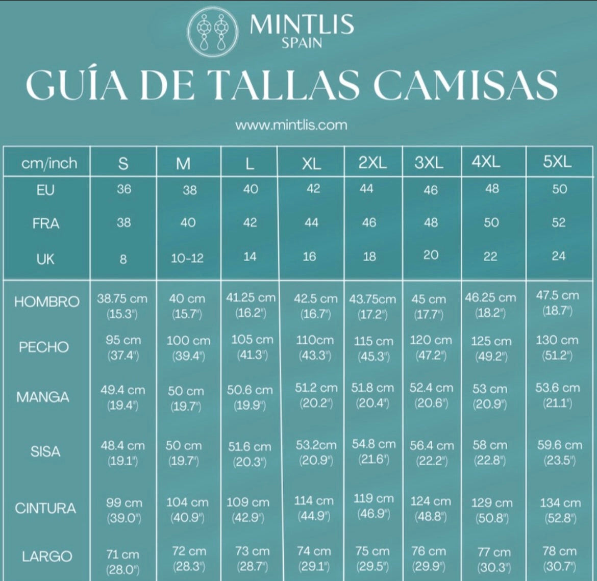 Camisa Claudia estampada, tallas con fajín (36-48)