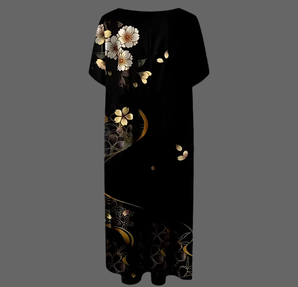 -40% OFF Andreina cotton-lycra knit dress, 2 prints (36-50)