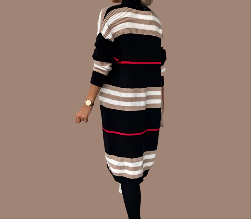 Redingote Hilary en fil de laine impressionnant, 4 couleurs, 5 tailles