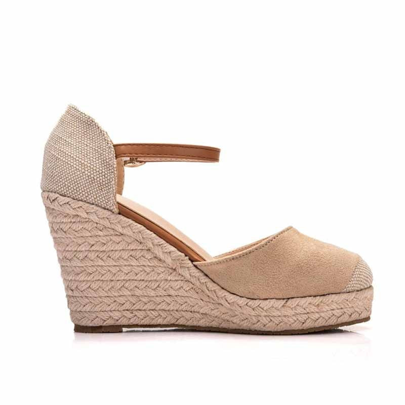 Cuñas Piamont esparto, 2 colores, Made in Spain