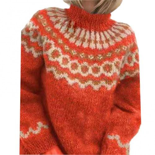 Jersey Arabia hilo de lana, 4 colores, tallas (36-48)