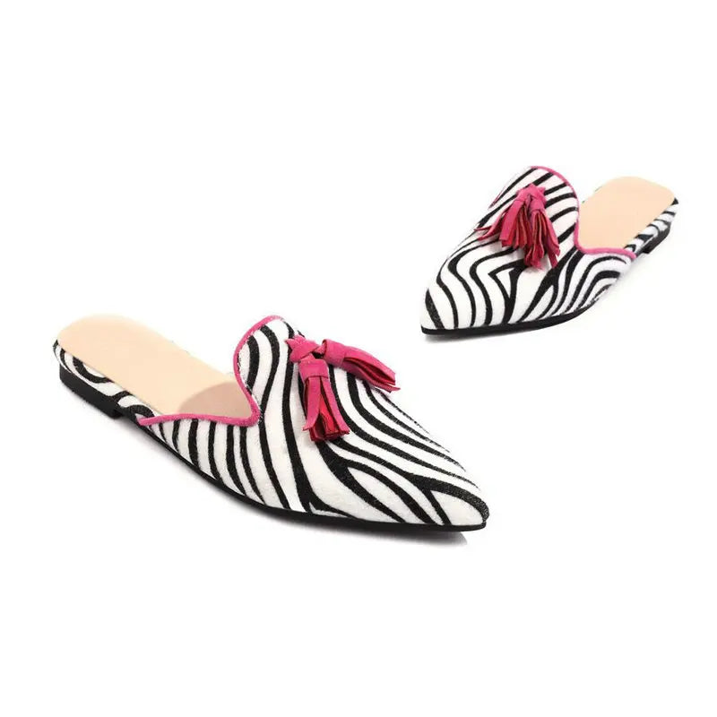 Mules Cassandra de piel , 3 estampados
