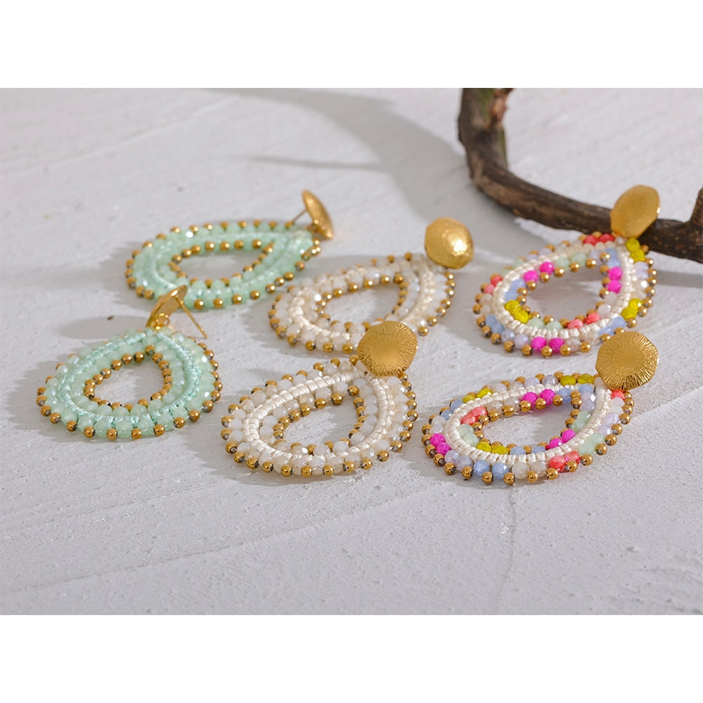 Boucle d'oreille Machala 3 couleurs
