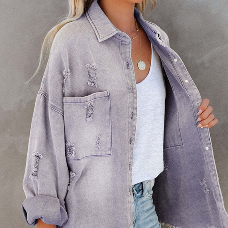 Camisa Bridget de algodón, 4 colores, 4 tallas