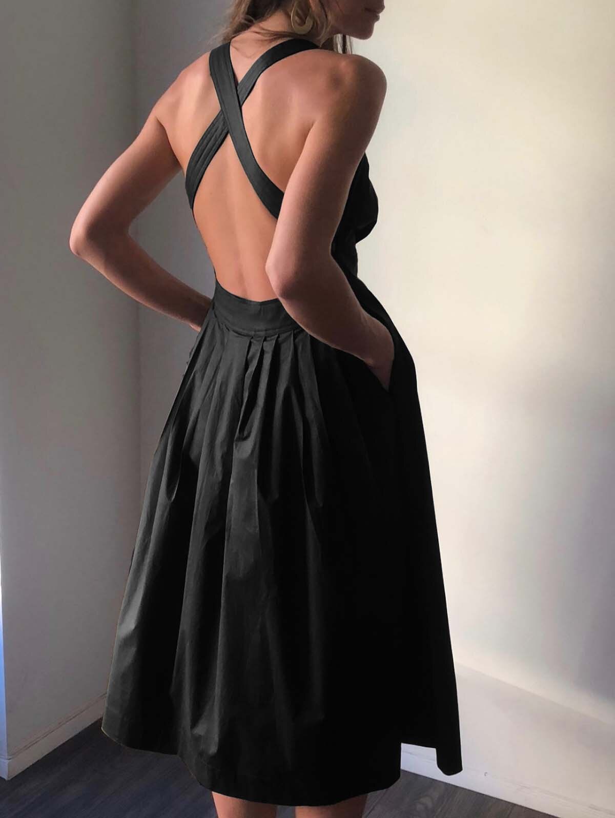 Vestido Darling bolsillos, 4 colores, 6 tallas