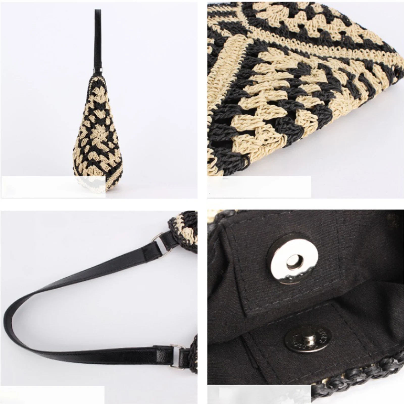 Penelope raffia bag 3 colors