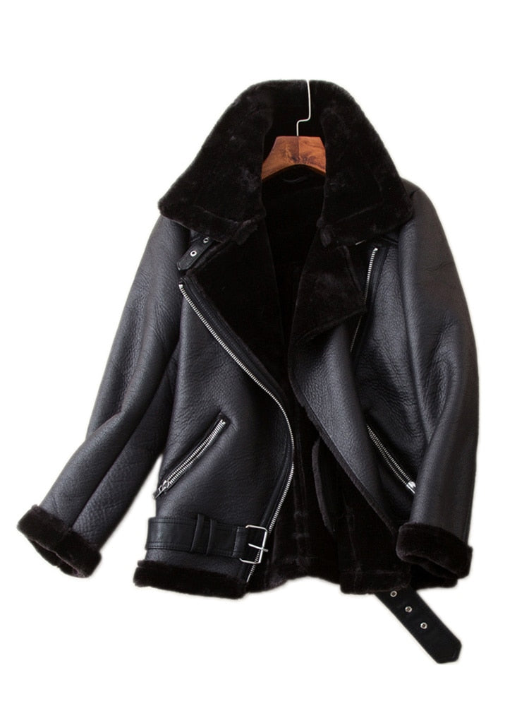 Chaqueta Medellín de cuero 100%, 4 colores y 4 tallas (36-42) Alta Calidad