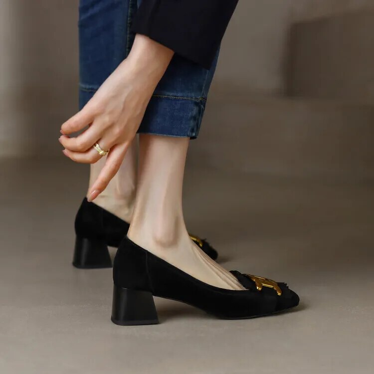 Zapatos Infinity de ante, 2 colores, HECHOS A MANO