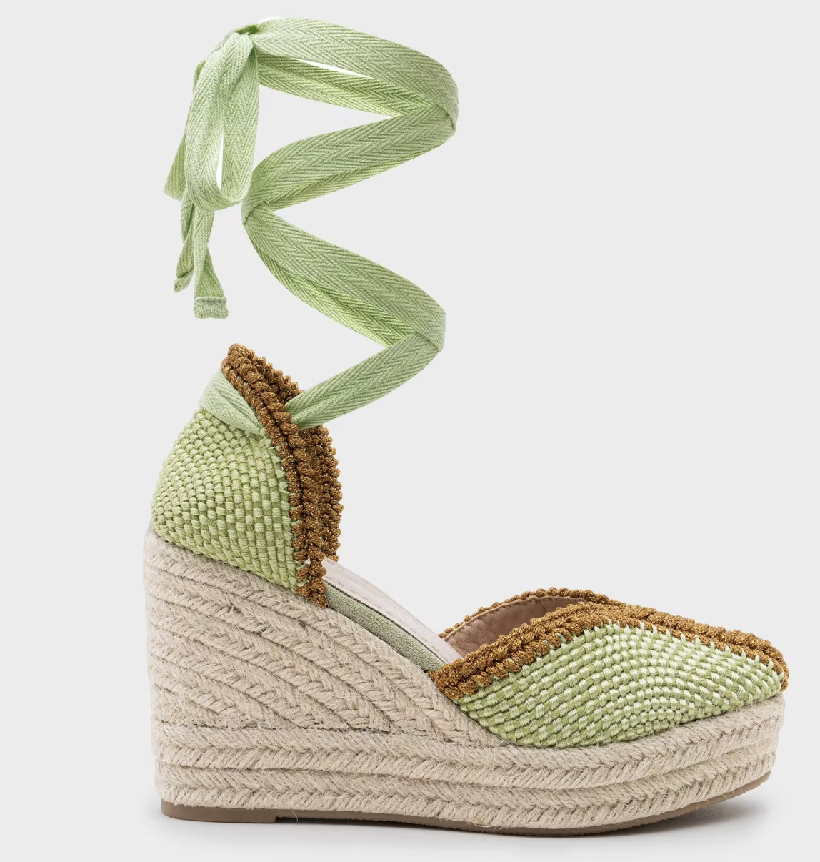 DESSERT ESPARTO WEDGES, 2 colors sizes (36-41) Made in Spain