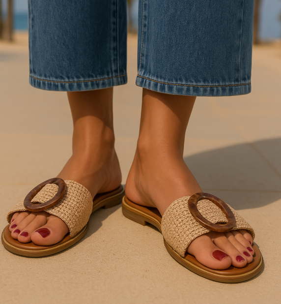 SANDALIA WONDER, 2 colores tallas (36-41). Made in Spain