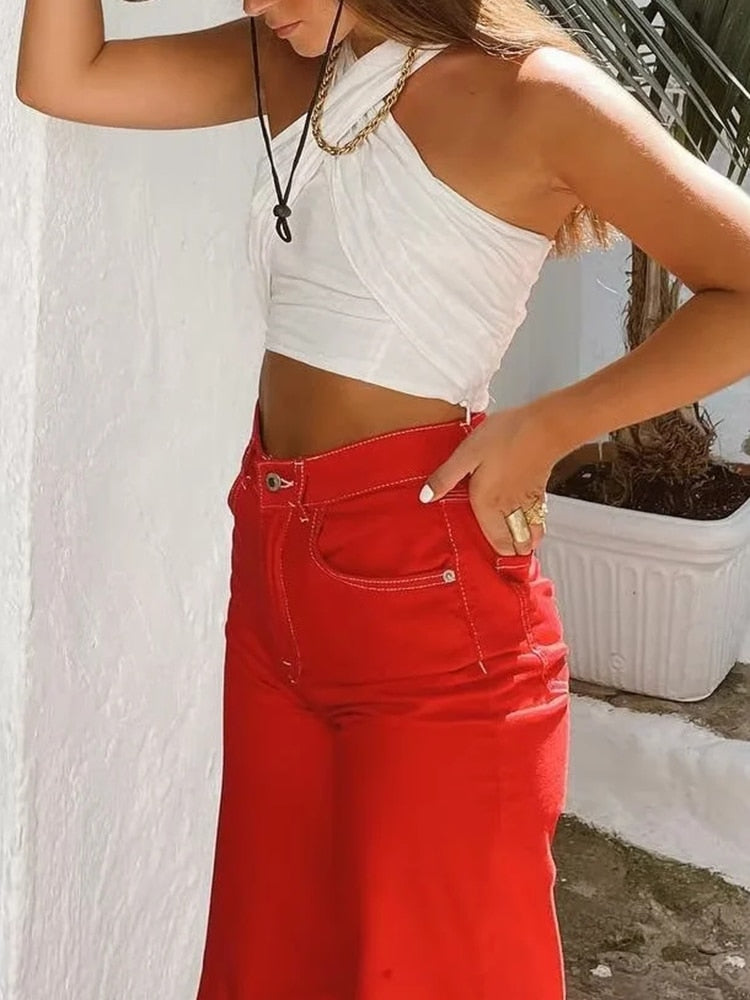 Haut en nylon Amalia, 3 tailles